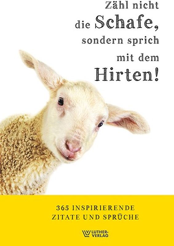 Zähl nicht die Schafe, sondern sprich mit dem Hirten