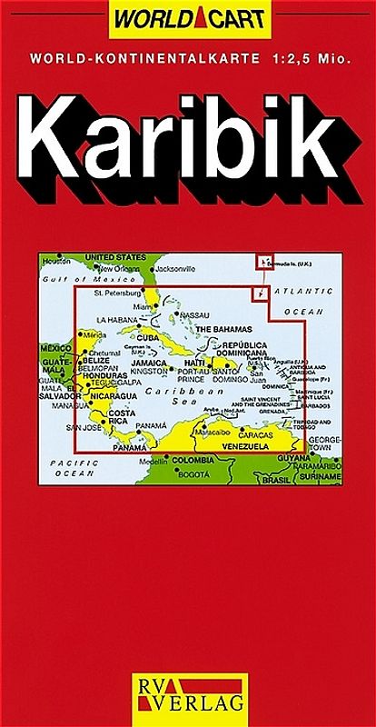 Länderkarte Karibik