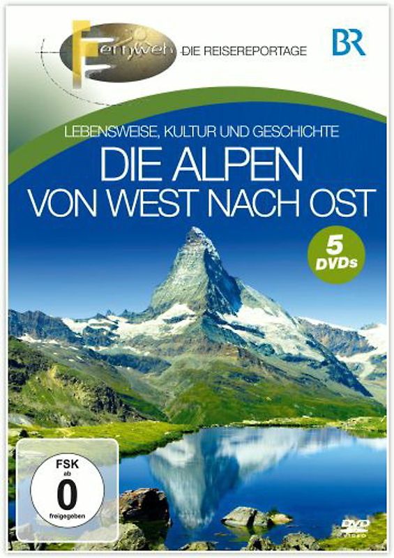 Die Alpen von West nach Ost [5 DVDs] DVD