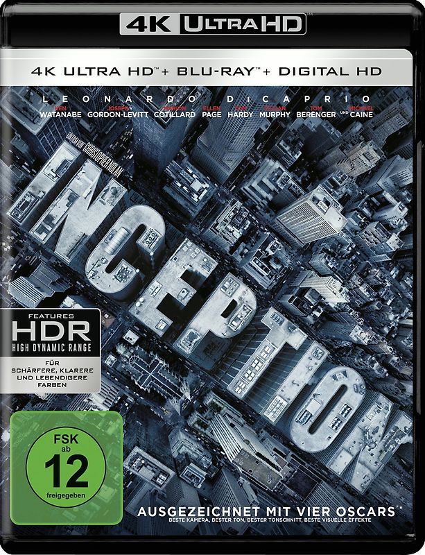 Inception [inkl. Blu-ray] 4K Ultra HD Blu-ray
