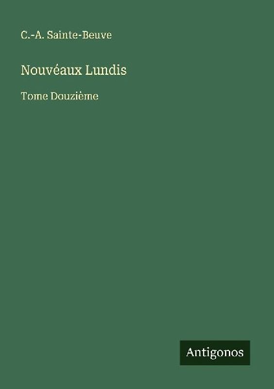 Nouvéaux Lundis