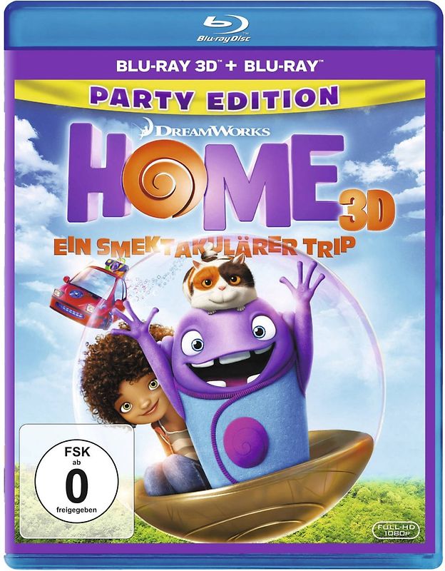 HOME - Ein smektakulärer Trip 3D 3D Blu-ray Disc