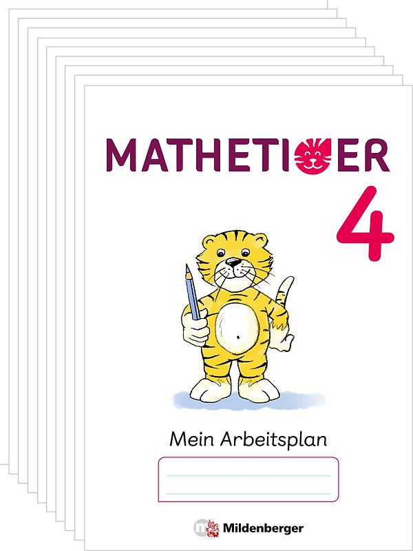 Mathetiger 4 – Arbeitsplan zur Heftausgabe (VPE 10)