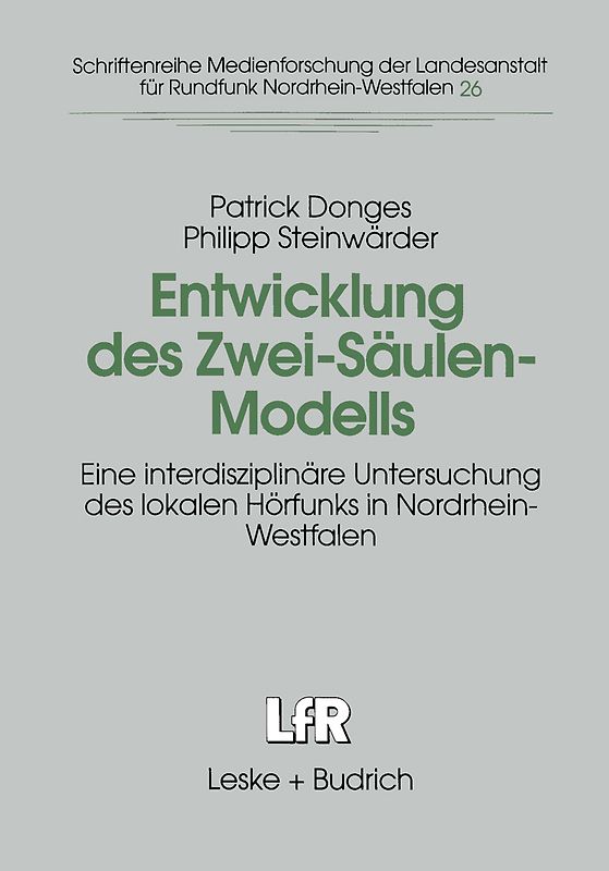 Entwicklung des Zwei-Säulen-Modells