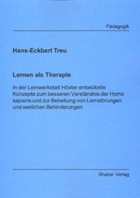 Lernen als Therapie