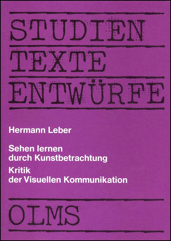 Sehen lernen durch Kunstbetrachtung