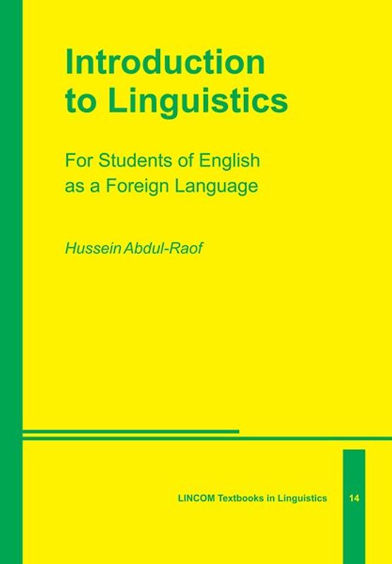 Introduction to Linguistics