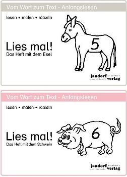 Lies mal! Hefte 5 und 6. Vom Wort zum Text - Anfangslesen