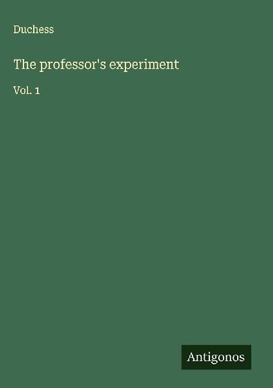 The professor's experiment