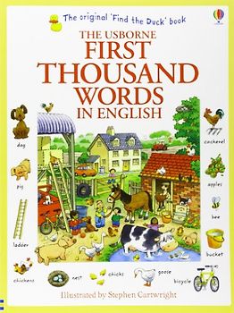 First Thousand Words in English (Usborne First Thousand Words) - Amery, Heather