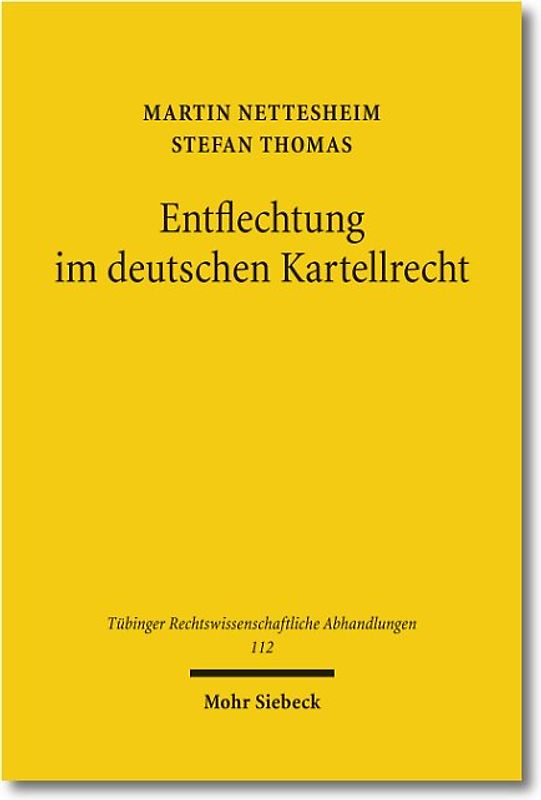 Entflechtung im deutschen Kartellrecht