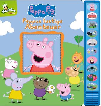 Peppa Pig - Peppas lustige Abenteuer - Vorlese-Pappbilderbuch mit 10 fröhlichen Geräuschen