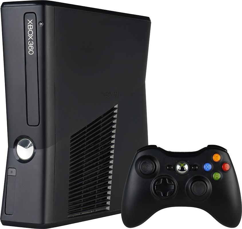 Microsoft Xbox 360 Small 250Go [incl. manette sans fil] Noire Mate