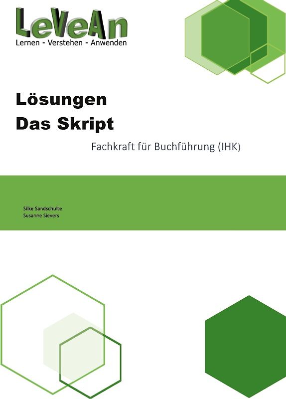 Lösungen zum Skript Fachkraft für Buchführung (IHK)
