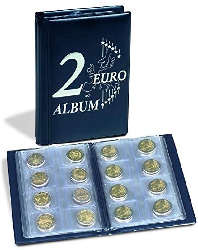 Taschenalbum ROUTE 2-Euro: Taschenalbum ROUTE für 48 2-Euro-Münzen