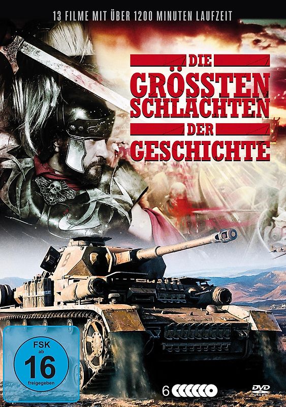 Die größten Schlachten der Geschichte [6 DVDs] DVD