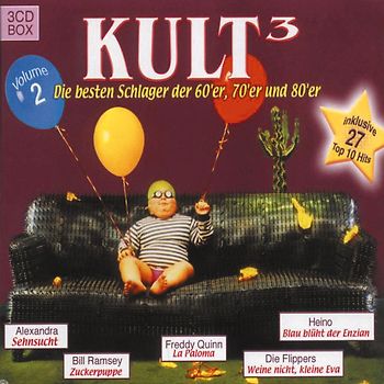 Various - Kult³: Vol. 2 - Die besten Schlager der 60er, 70er und 80er Jahre [3 CDs]