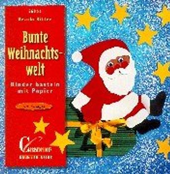Bunte Weihnachtswelt. Kinder basteln mit Papier. Mit Vorlagen