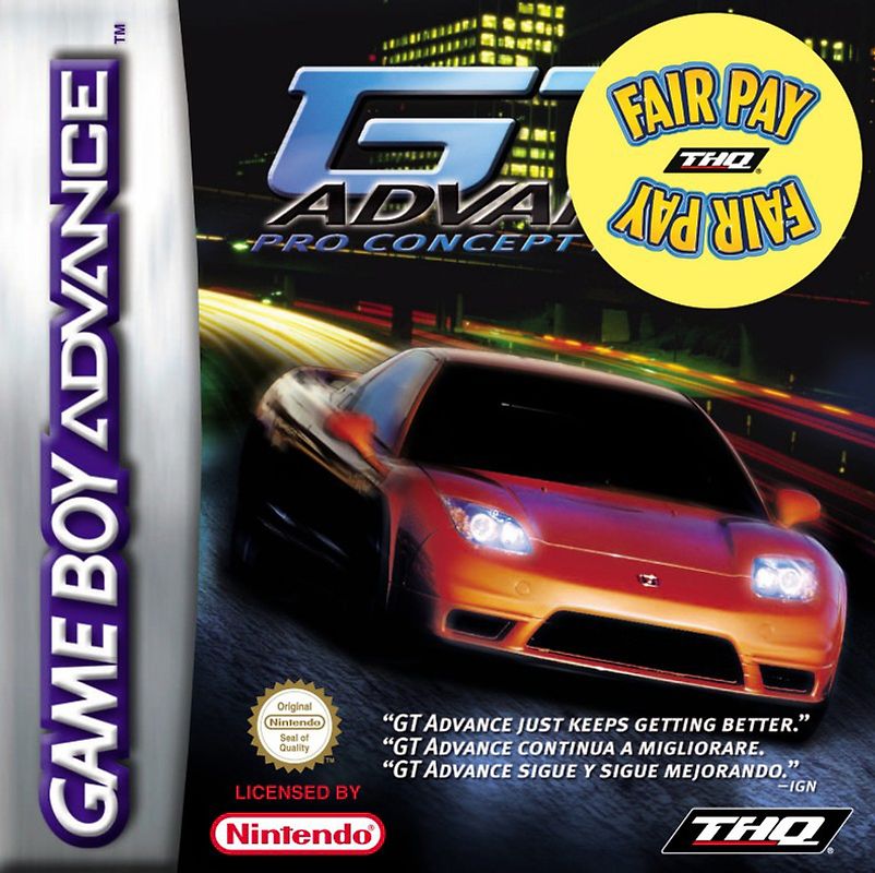 GT Advance 3 - Pro Concept Racing Nintendo Game Boy Advance