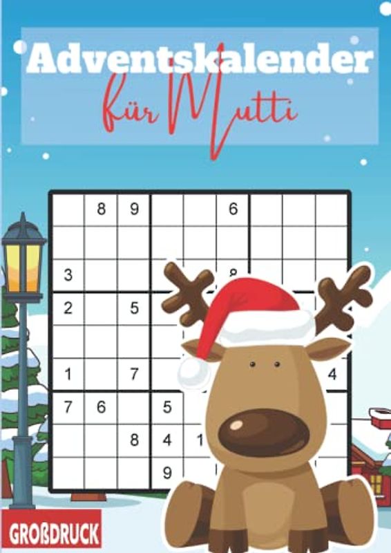 Adventskalender für Mutti: Sudoku Rätselheft für eine großartige Mama | Der ideale Begleiter für die Adventszeit