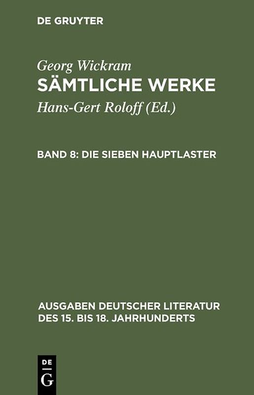 Die sieben Hauptlaster