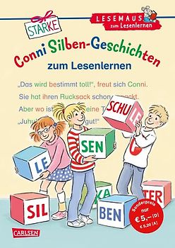 LESEMAUS zum Lesenlernen Sammelbände: Starke Conni Silben-Geschichten zum Lesenlernen