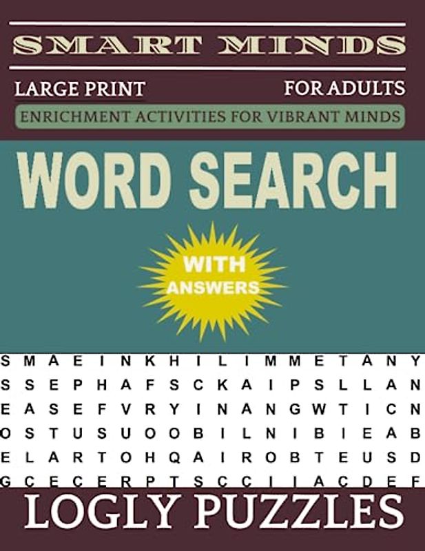 Word Search Book Large Print for Adults: 2400+ words New Fun and Relaxing Puzzles Book for Adults & Seniors with Answers Key