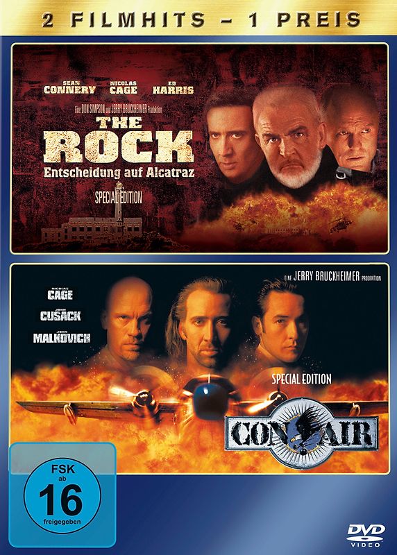 The Rock / Con Air DVD