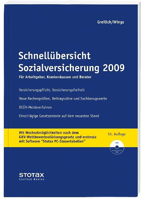 Schnellübersicht Sozialversicherung 2009