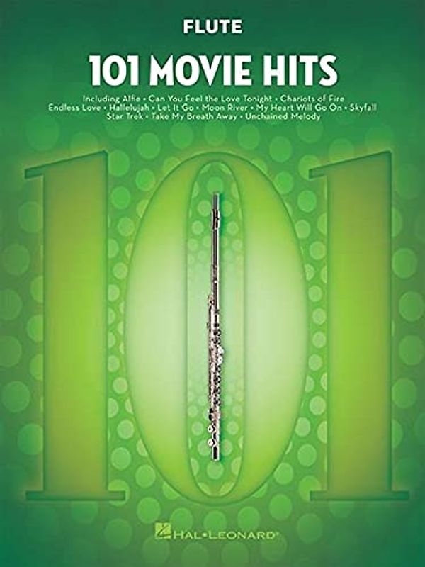 101 Movie Hits For Flute: Noten, Sammelband für Flöte