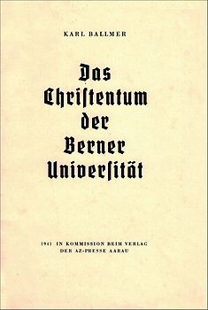 Das Christentum der Berner Universität
