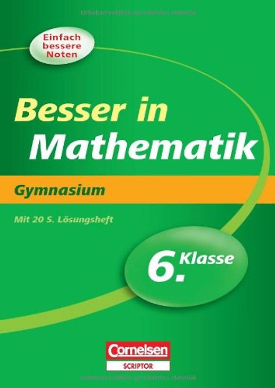 Besser in Mathematik - Gymnasium 6. Klasse