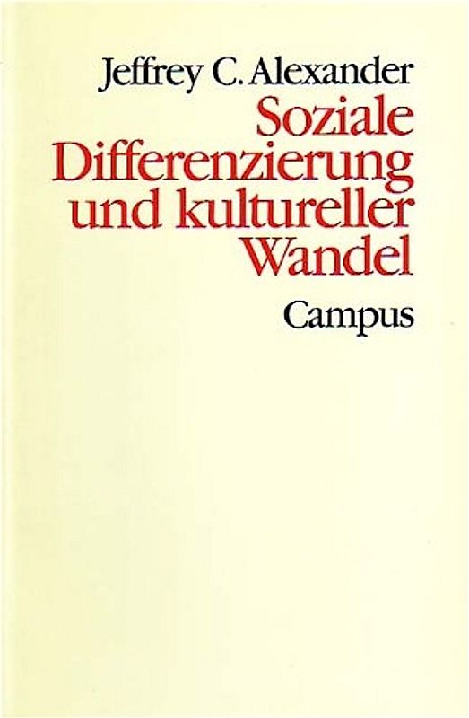 Soziale Differenzierung und kultureller Wandel