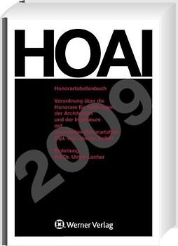 HOAI 2009 - Honorartabellenbuch