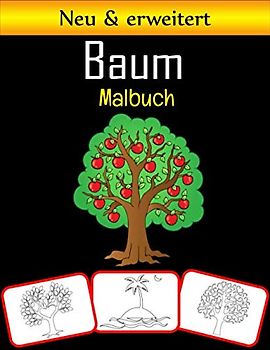 Baum Malbuch: Malbuch für ruhige Bäume (sowohl für Kinder als auch für Erwachsene geeignet)