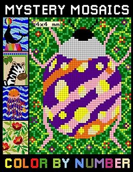 Mystery Mosaics Color By Number: Color Quest Extreme Challenges to Complete, Pixel Art For Kids & Adults, Easy Coloring Pages for Stress Relief & Relaxation, Great Gift Ideas for Boys and Girls