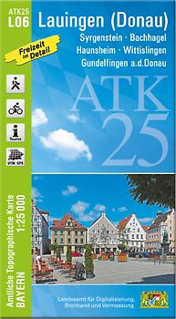 ATK25-L06 Lauingen (Donau) (Amtliche Topographische Karte 1:25000)
