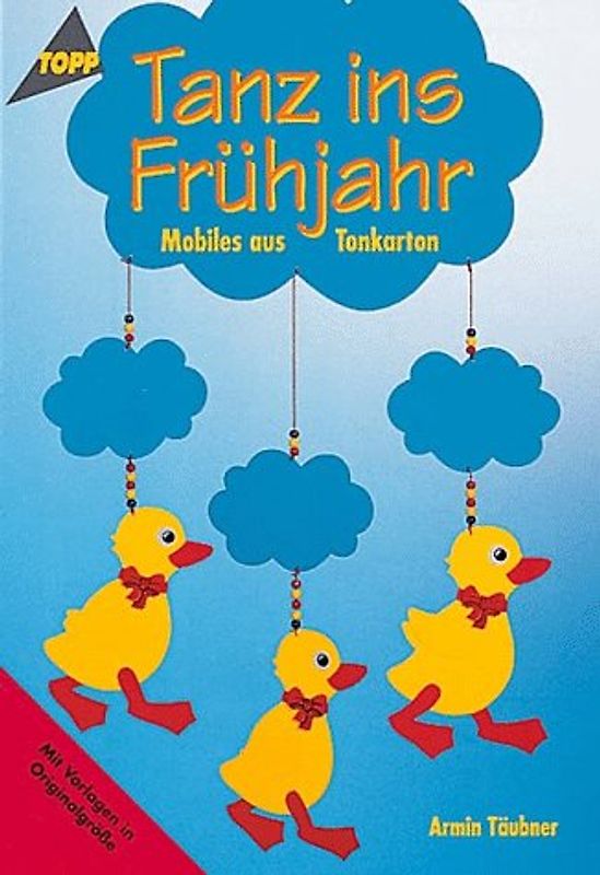 Tanz ins Frühjahr. Mobiles aus Tonkarton