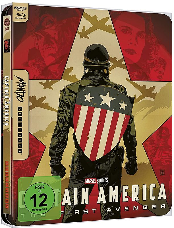 Captain America - The First Avenger [Mondo Steelbook Edition, inkl. Blu-ray] 4K Ultra HD Blu-ray