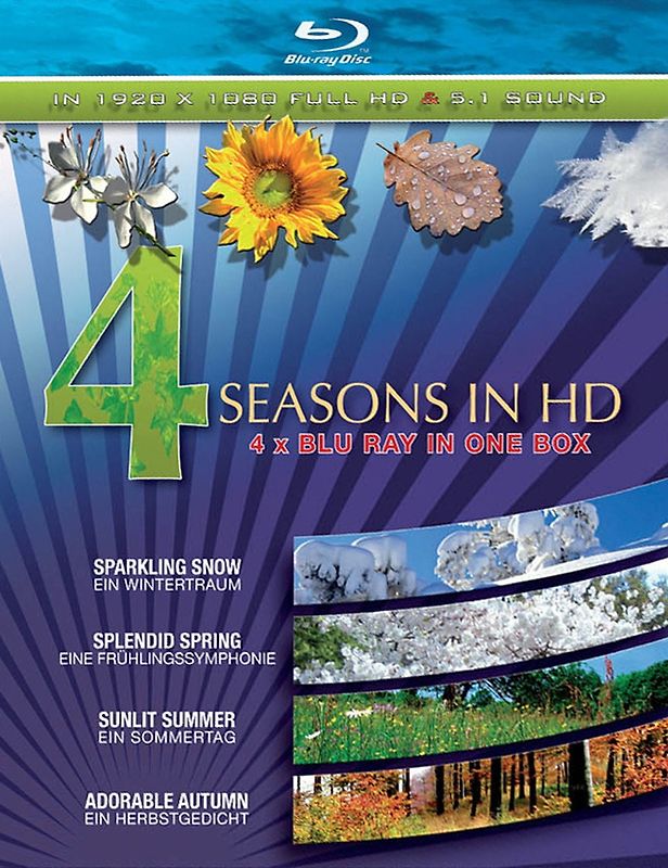 4 Seasons in HD - 4x Blu-ray in one Box [4 Discs] Blu-ray Disc