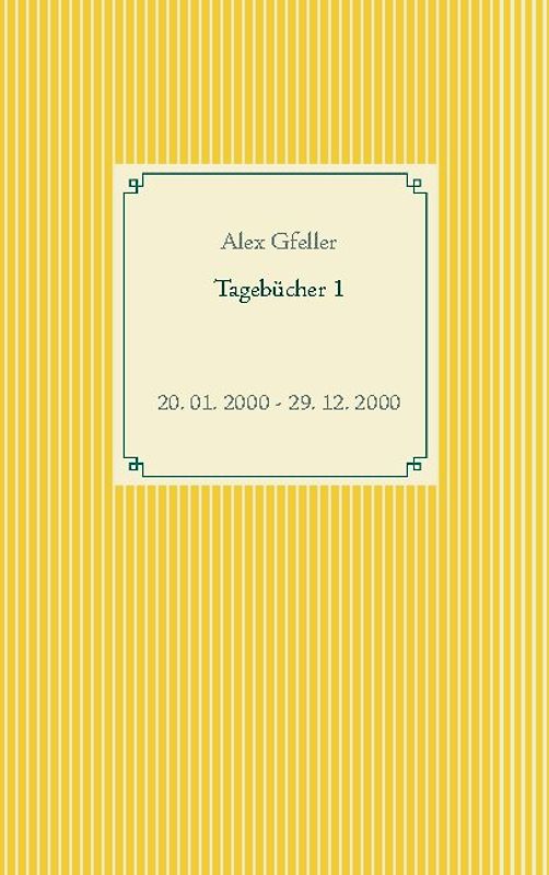 Tagebücher 1