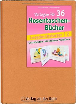 Vorlagen für 36 Hosentaschenbücher - Lesedurchstarter