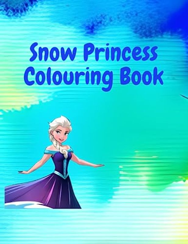Snow Princess Colouring Book