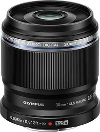 Image of Olympus M.Zuiko Digital ED 30 mm F3.5 Macro 46 mm filter (geschikt voor Micro Four Thirds) zwart (Refurbished)