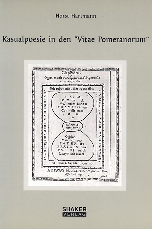 Kasuallyrik in den 'Vitae Pomeranorum'