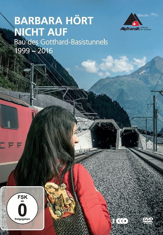 Barbara hört nicht auf - Bau des Gotthard-Basistunnels, 1999-2016 [3 Discs] DVD
