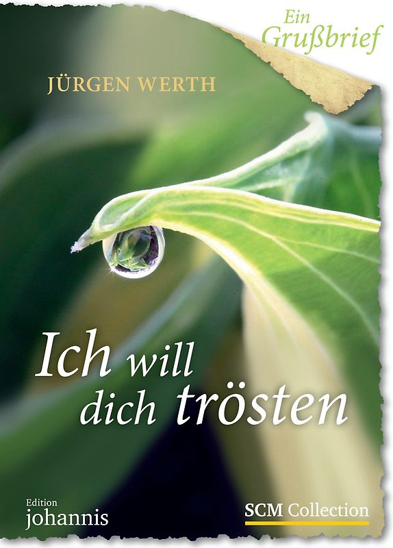 Ein Grußbrief - Ich will dich trösten - 5 Stück