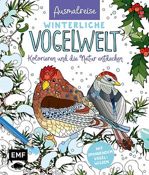 Ausmalreise Winterliche Vogelwelt