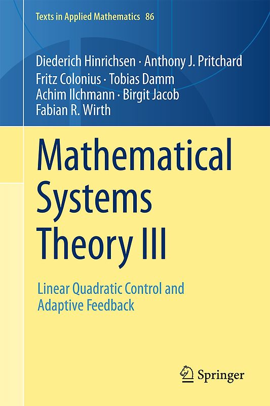 Mathematical Systems Theory III