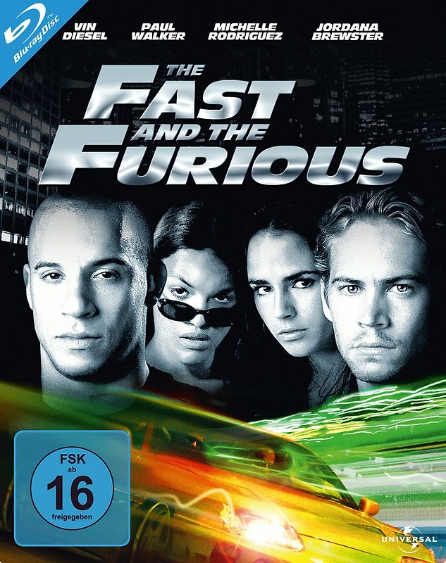 The Fast and the Furious (Steelbook)  100th Anniversary Universal Edition Blu-ray Disc